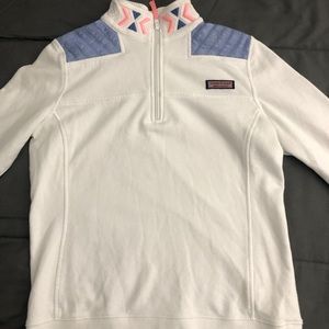 Womens small vineyard vines quarter zip sweater